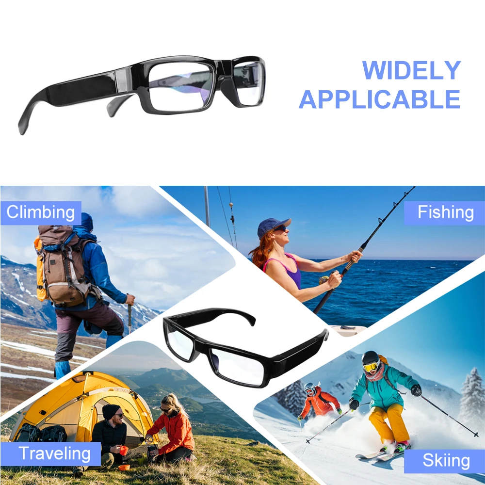 1080P HD Wearable Eyewear Portable outdoor sports eyewear for outdoor, cycling, hiking and travelling, etc.-5