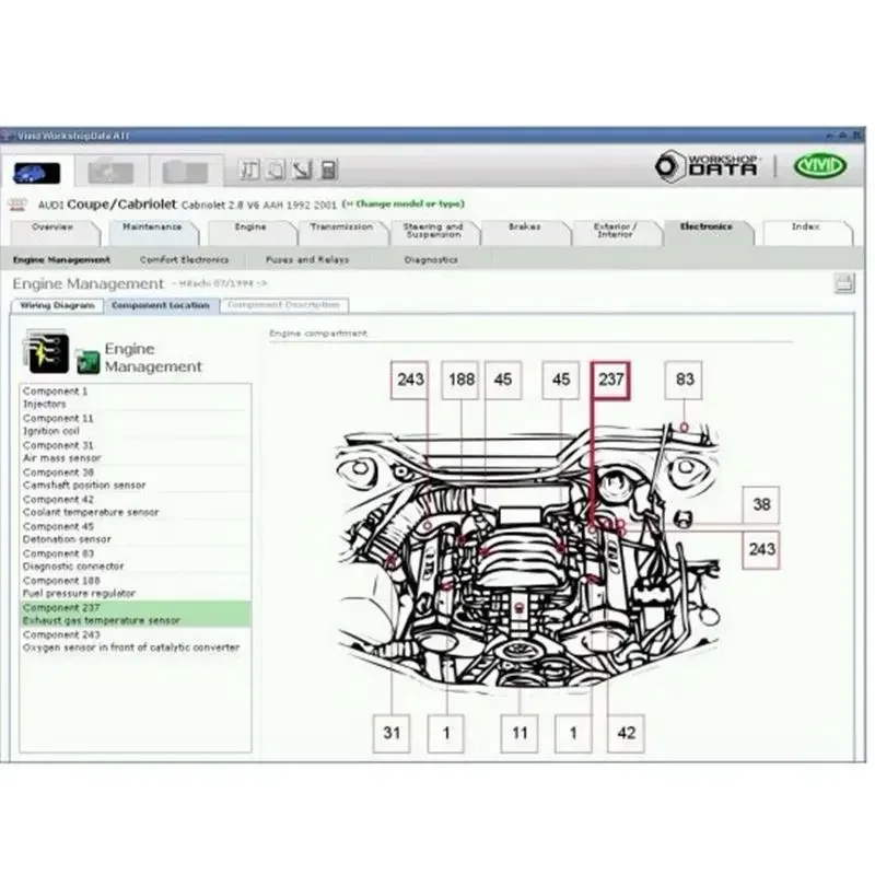 2024 Hot sale Auto data 3.45 vivid workshop 10.2 Auto Repair Software install video guide remote install help Auto Repair Data-5