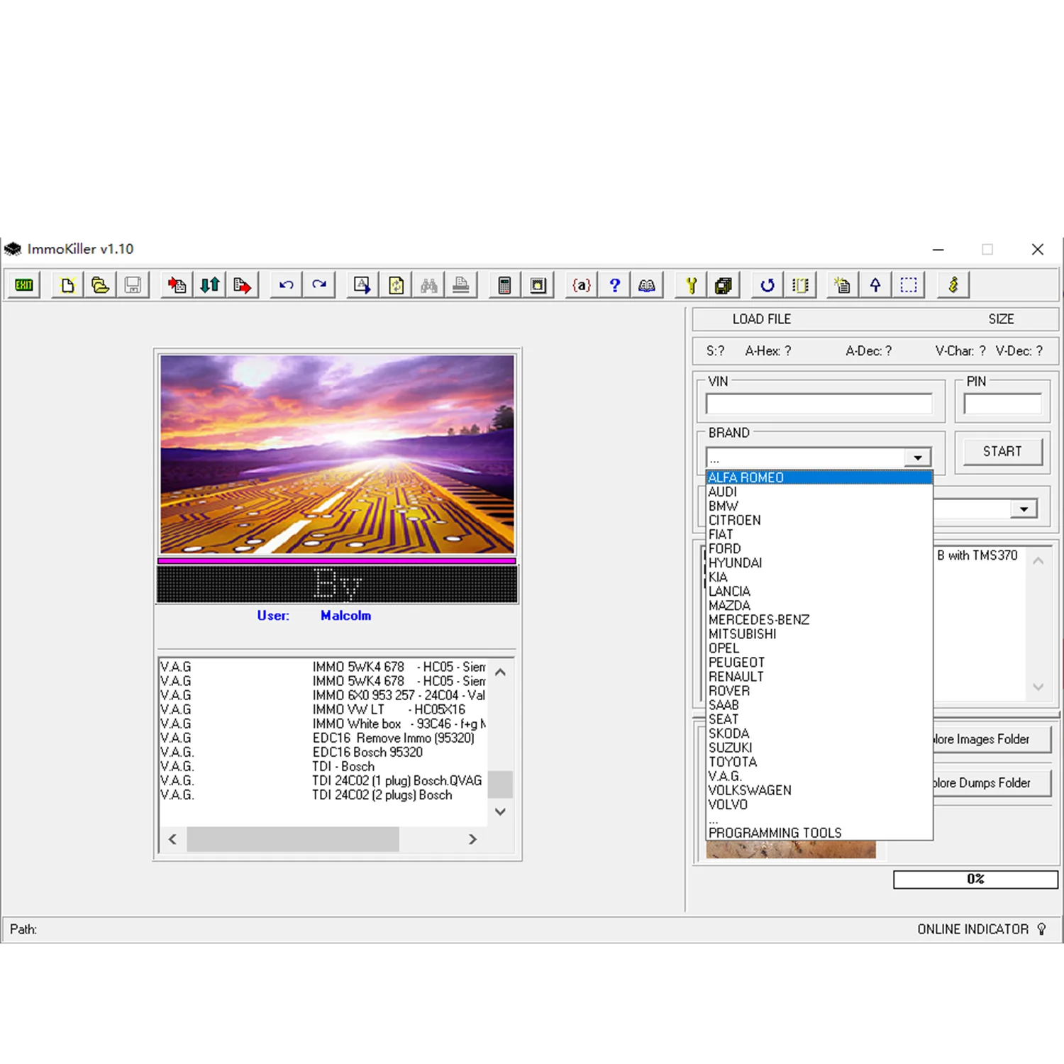ImmoKiller V1.10 New IMMO Off Software v1.1 Immo Killer ECU Programmer Tool for Car Repairing Passing Virigining the Immobilizer-2