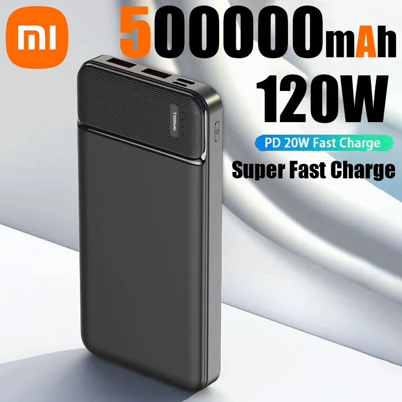 Xiaomi 120W 50000mAh Power Bank Portable Super Fast Charging External Battery Powerbank High Capacity Power Bank For Multi Devic