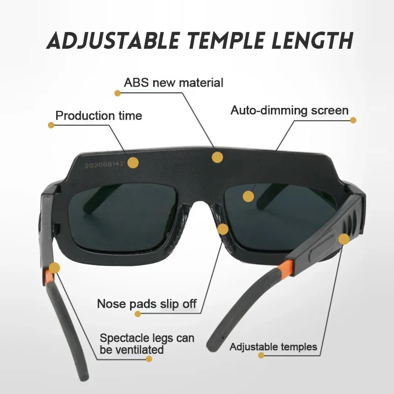 Anti-glare Automatic Darkening Dimming Welding Glasses Set Argon Arc Welding Glasses Welder Eye Protection Goggles Tools-3
