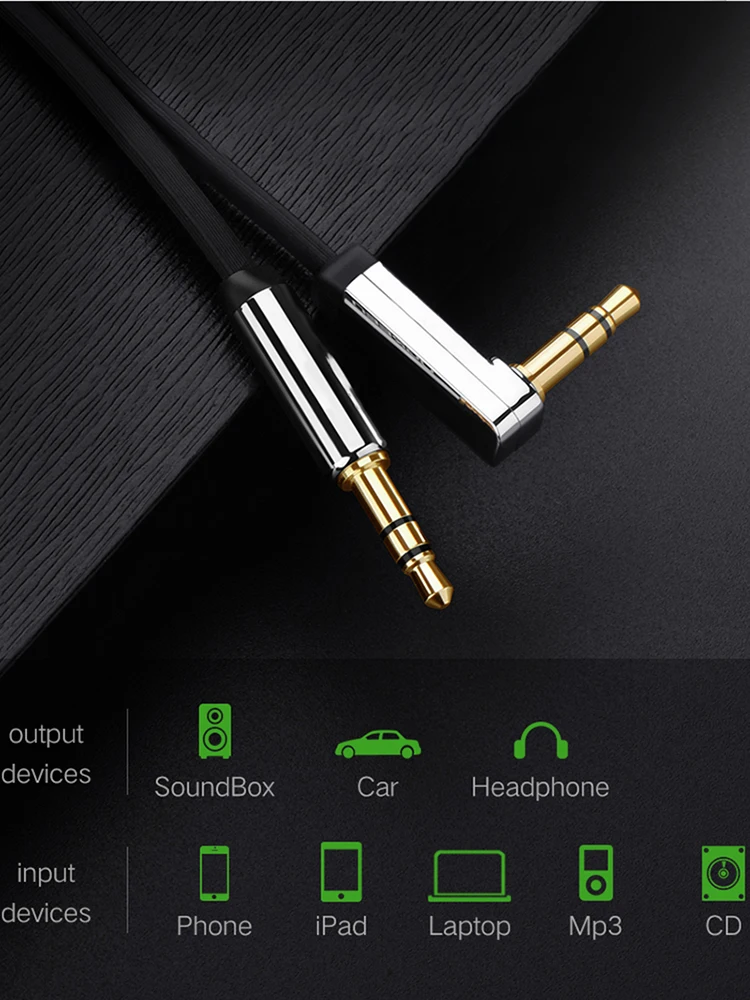 Aux Cable Speaker Cable 3.5mm Audio Cable for Car Headphone Audio 3.5mm Jack Speaker for JBL Headphones Samsung Xiaomi AUX Cord-2