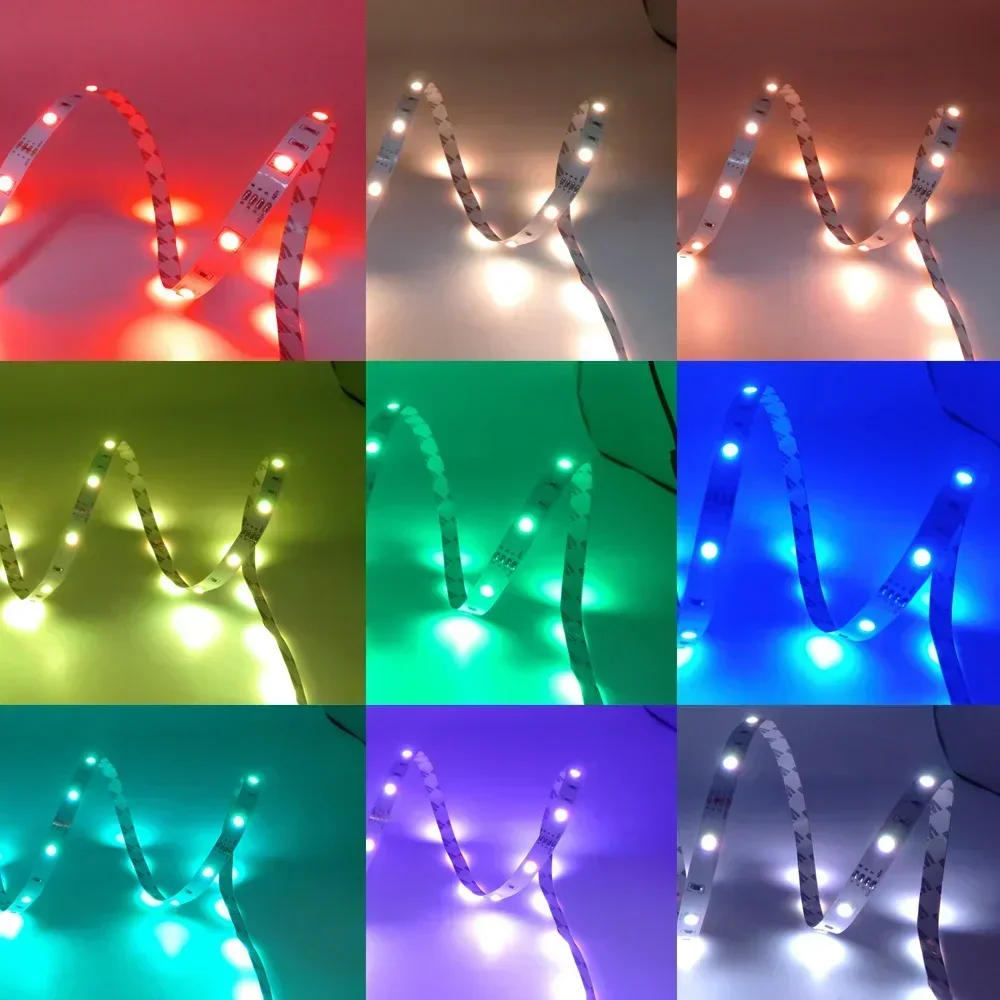 5050 Smart Led Strip Usb 15 20 Meters Wifi Alexa Rgb Led Ice Tape String 5V Led Light Plug For Wall Room Led Ribbon Lamp Chain-2