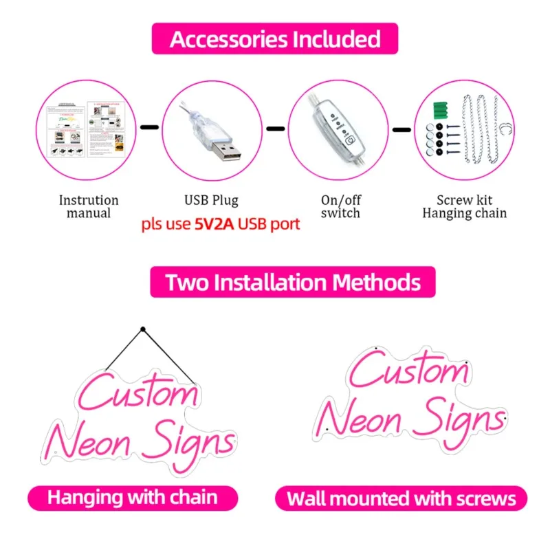 Custom Neon Led Kids Name Neon Lights Aesthetic Room Decoration Bedroom Neon Led Sign Letters Personalized Gifts Wedding Supplie-6