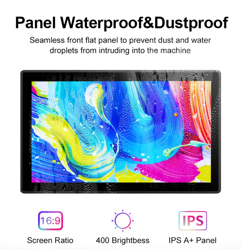 21.5 Inch VESA IPS Android 11.0 All in one PC Industrial Touch Screen Monitor 16G/32G for Retail/POS/ATM/Billing/Restaurant-5