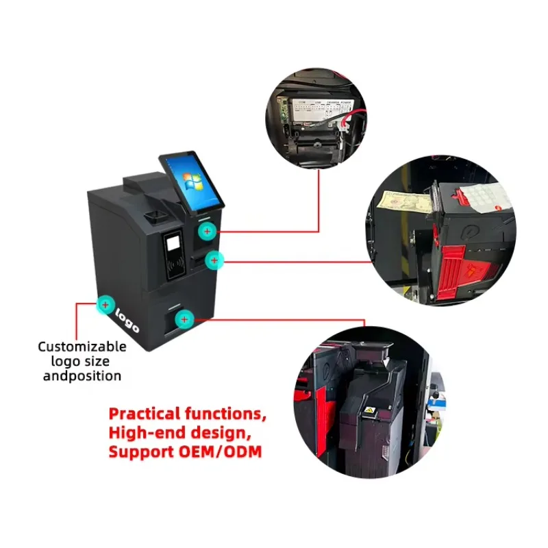 Customized Function Follow the Scene Cash Payment Kiosk Support SDK Service Currency Change Self-service Kiosk Shop Supermarket-2