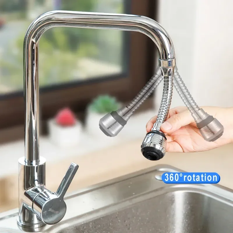 Kitchen Gadgets 2 Modes 360 Rotatable Bubbler High Pressure Faucet Extender Water Saving Bathroom Kitchen Accessories Supplies-4