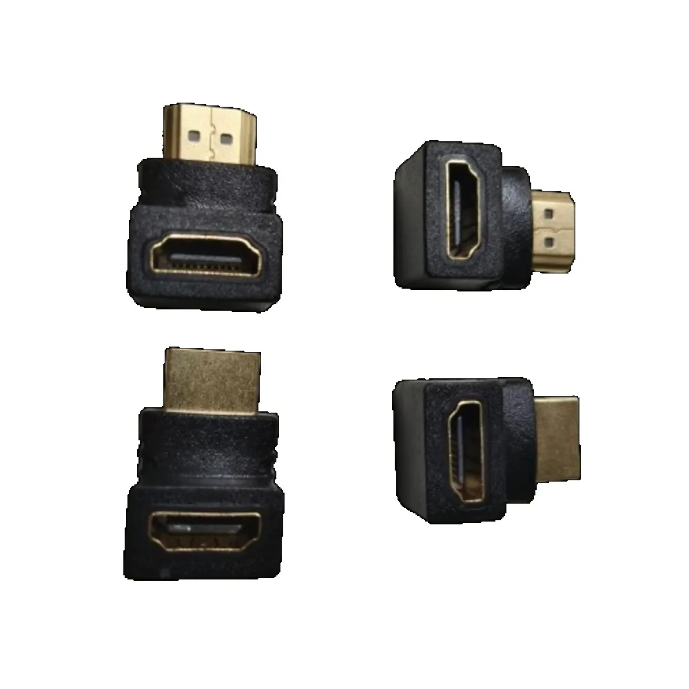 4K Adapter HDMI-compatible 90 Degree Right-angle Adapter 270 Degree Male To Female Elbow Connector Converter-4