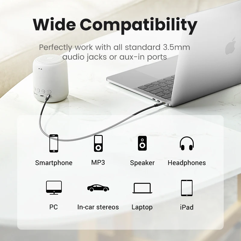 Jack 3.5 Audio Cable Male to Male 3.5mm Hifi Stereo Line Jack 3 5 for PC Xiaomi Oneplus Headphone Speaker MP3 Kabel Car Aux Cord-6