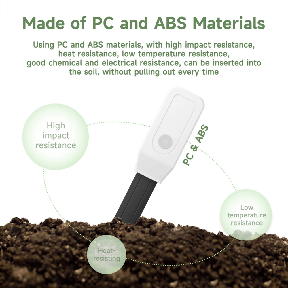 Tuya Wifi Soil Tester Sensor Real Time Test Humidity Temperature Moisture Sensor Remote Monitoring for Flower Potting Planting-4