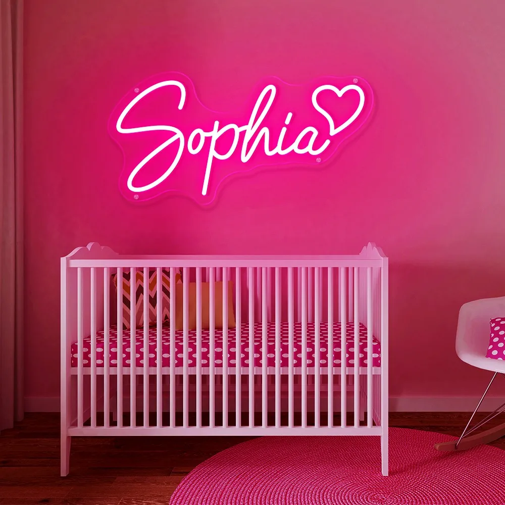 Custom Neon Led Sign Custom Name Neon Led Light Wedding Bedroom Decoration Personalized Neon Name Lights Party Room Wall Decor