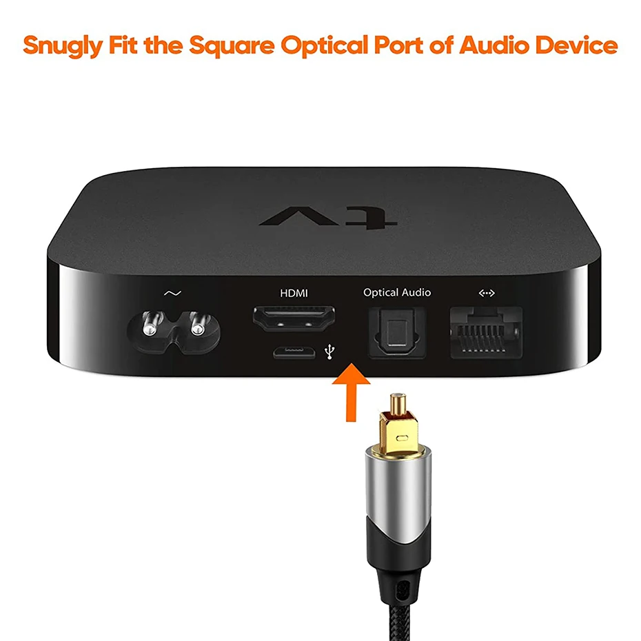 Toslink Digital Optical Audio Cable Braided Toslink SPDIF Coaxial Cable AC3 Dolby 5.1CH Digital Hifi digital audio cable-3
