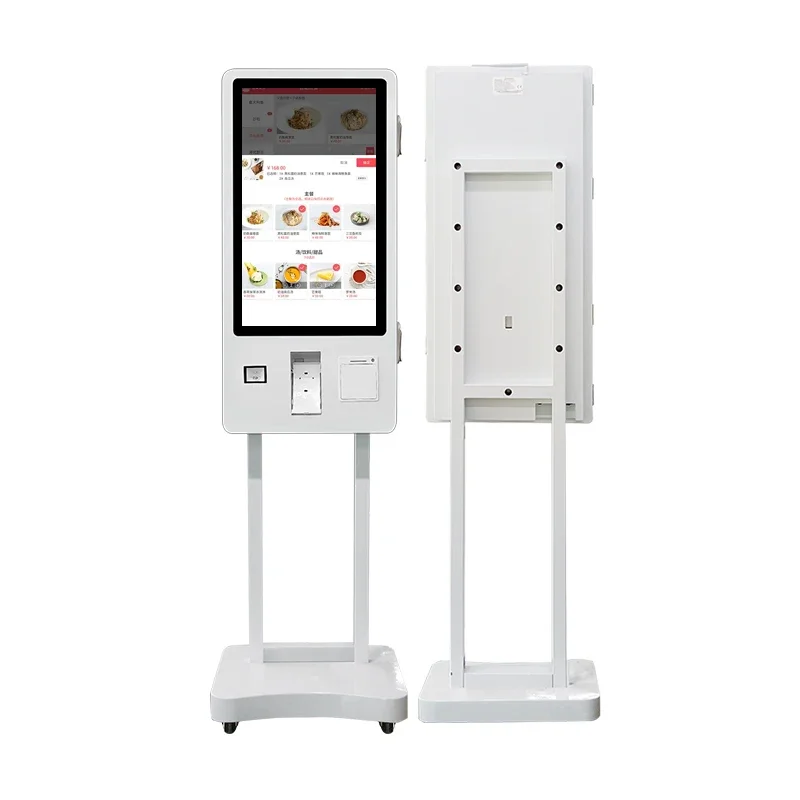 24-32 Inch Self-Service Touch Kiosk Digital All in One Bill Payment Terminal with QR Code Scanner and Printer