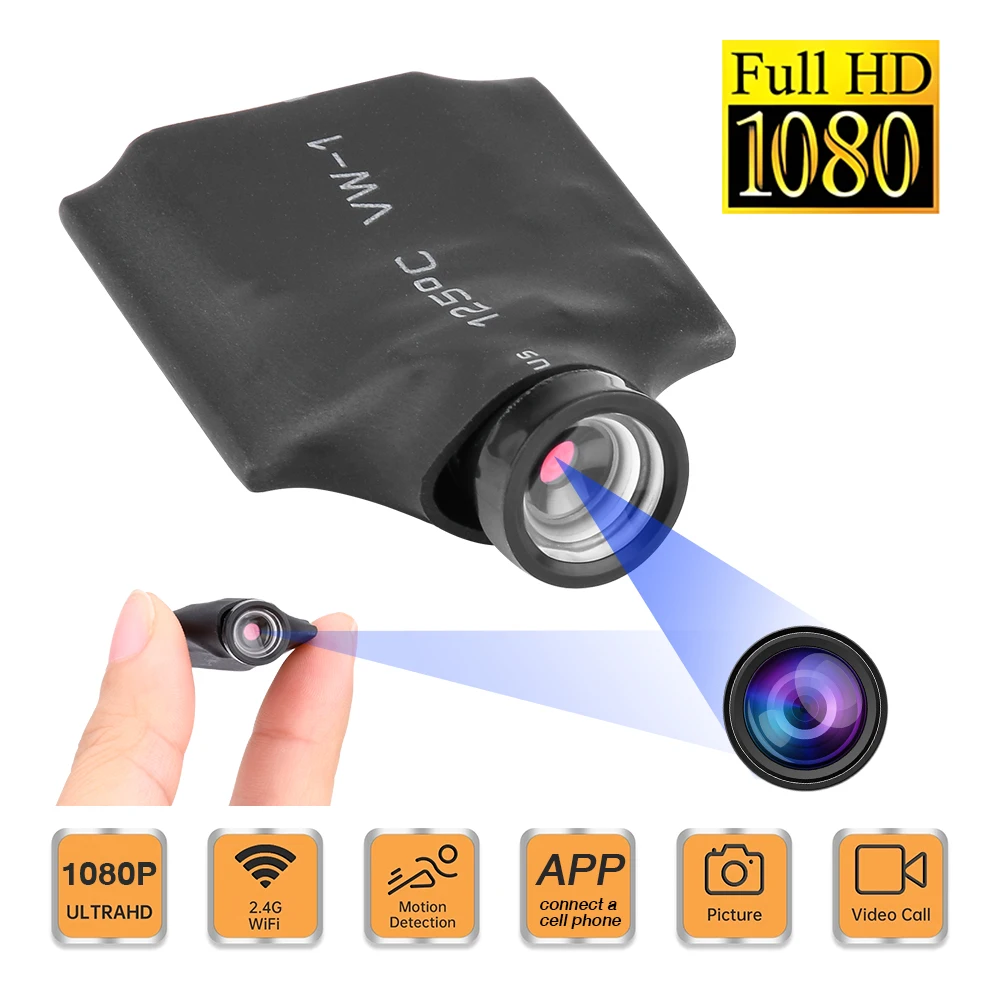 DIY WIFI IP Mini Camera Module Motion DV 1080P P2P Camera Video Recorder Home Security Mini Camcorder Remote Control Hidden TF-2