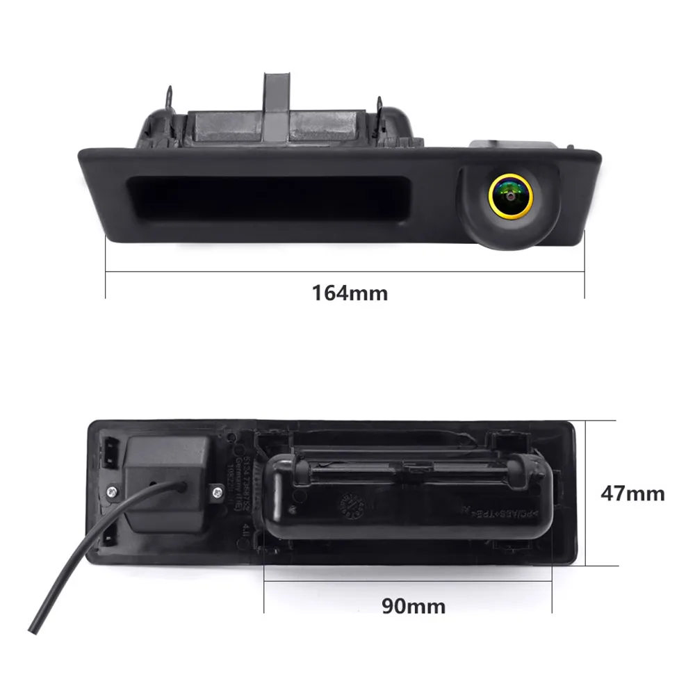 Golden 4K AHD 1080P Car Rear View Camera for BMW F30 F10 F11 X3 F25 F31 F46 X1 F48 F22 3 Series 5 Series Vehicle Night Vision-3