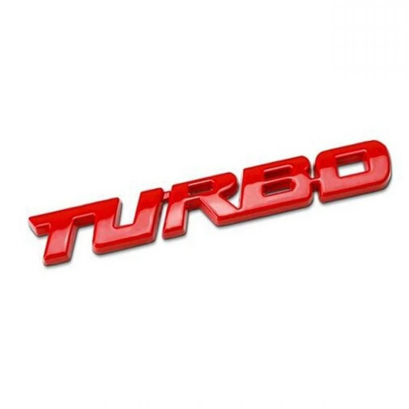 Car Sticker Turbocharged Turbo Metal Alloy 3D Badge Car Modification Accessories Rear Marked Side Marking Decorative Car-Sticker-6