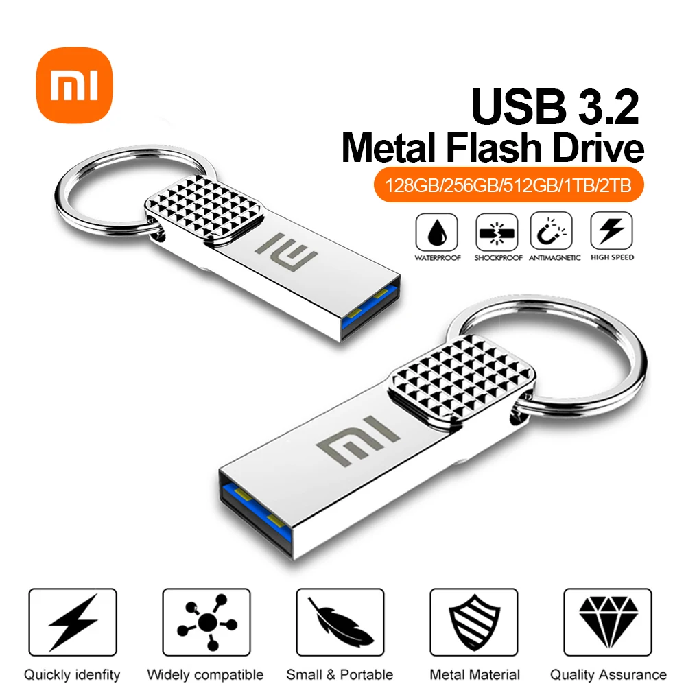 Xiaomi 2TB Original Flash Drive USB 3.2 High Speed Pen Drive 1TB Metal Waterproof Type C USB Memory For Computer Storage Devices-5