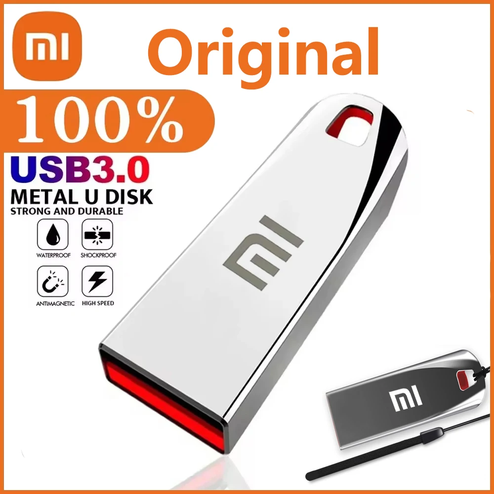Xiaomi 2TB USB3.2 Flash Drive Super High Speed Data Transfer 1TB Large Capacity Ultra-Fast Portable Storage Sleek Durable U Disk