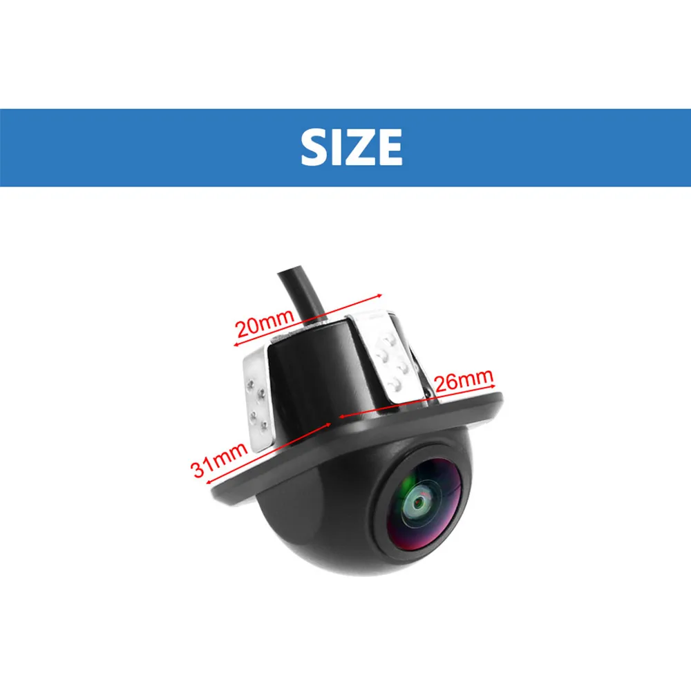 SMARTOUR Car Rear View Camera 1080P Night Vision Reversing Auto Parking Monitor CCD Waterproof 170 Degree HD Video Fish Eye Lens-3