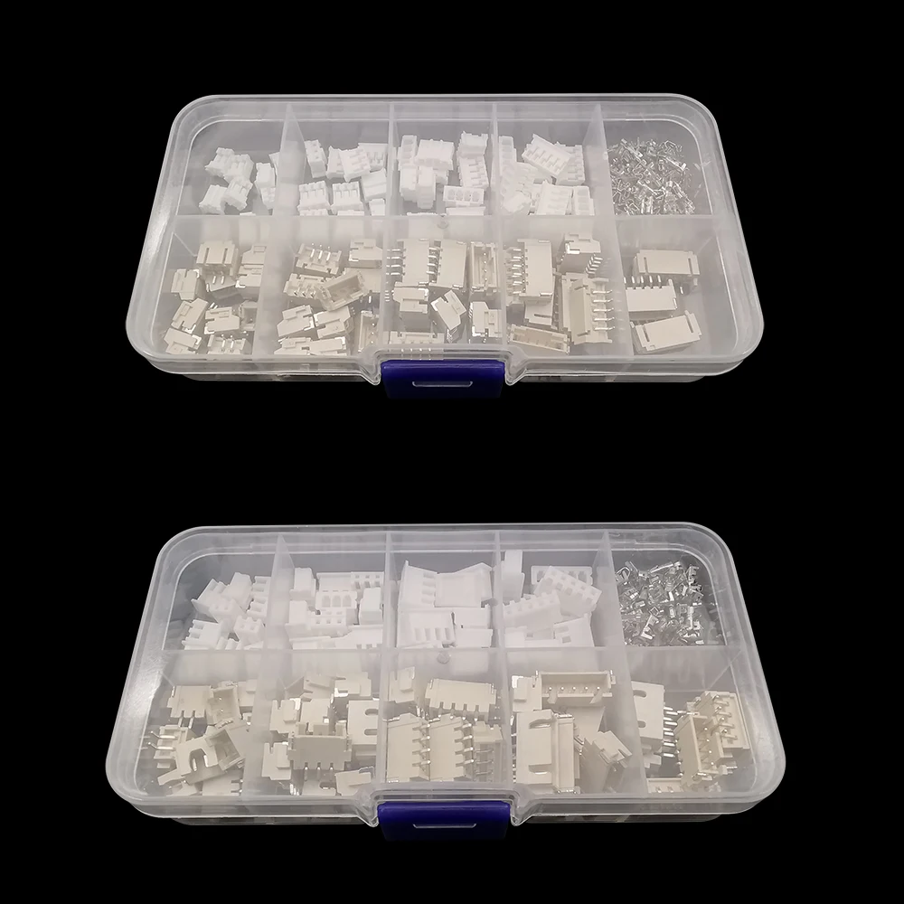 1Box JST PH 2.0mm / XH 2.54mm Pitch 2 3 4 5 Pin Male Plug Female Housing Terminal Pin Header Wire Connector Horizontal/Vertical-6