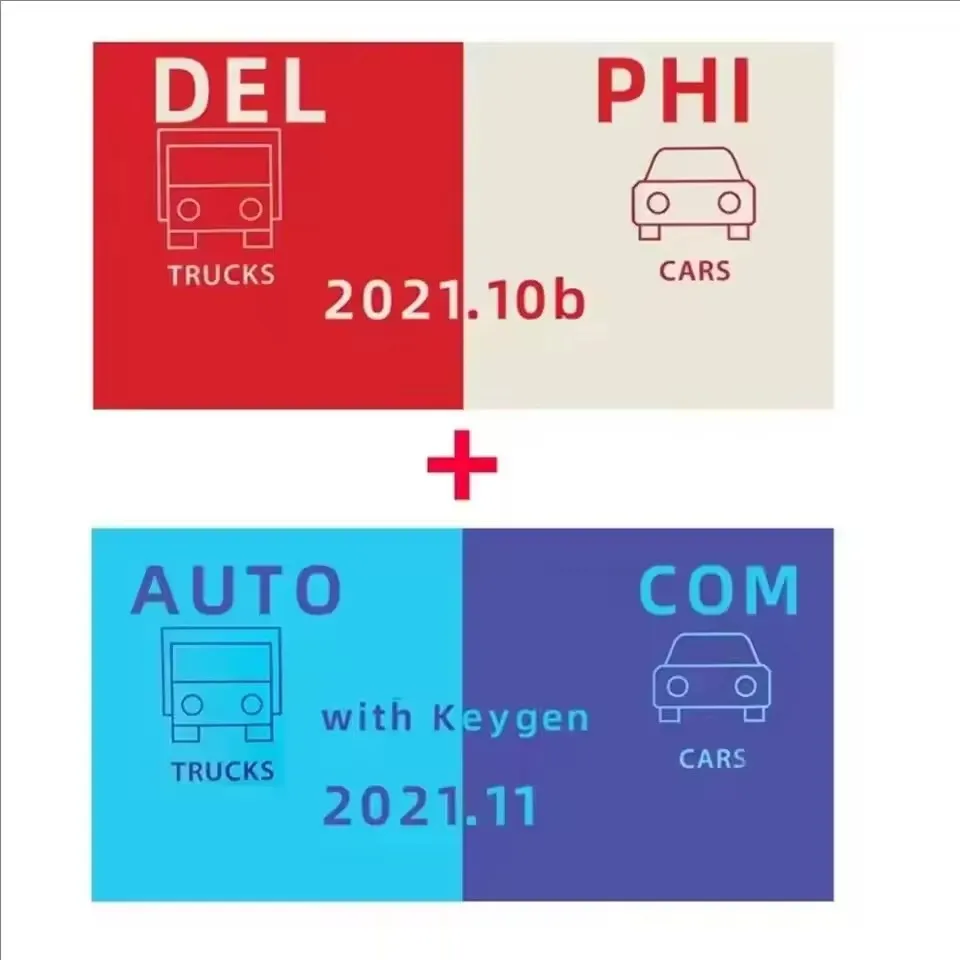 2021.11 Auto + Com Diagnostic Software Package - Delphi 2021.10b + DS150E + Free Keygen-2