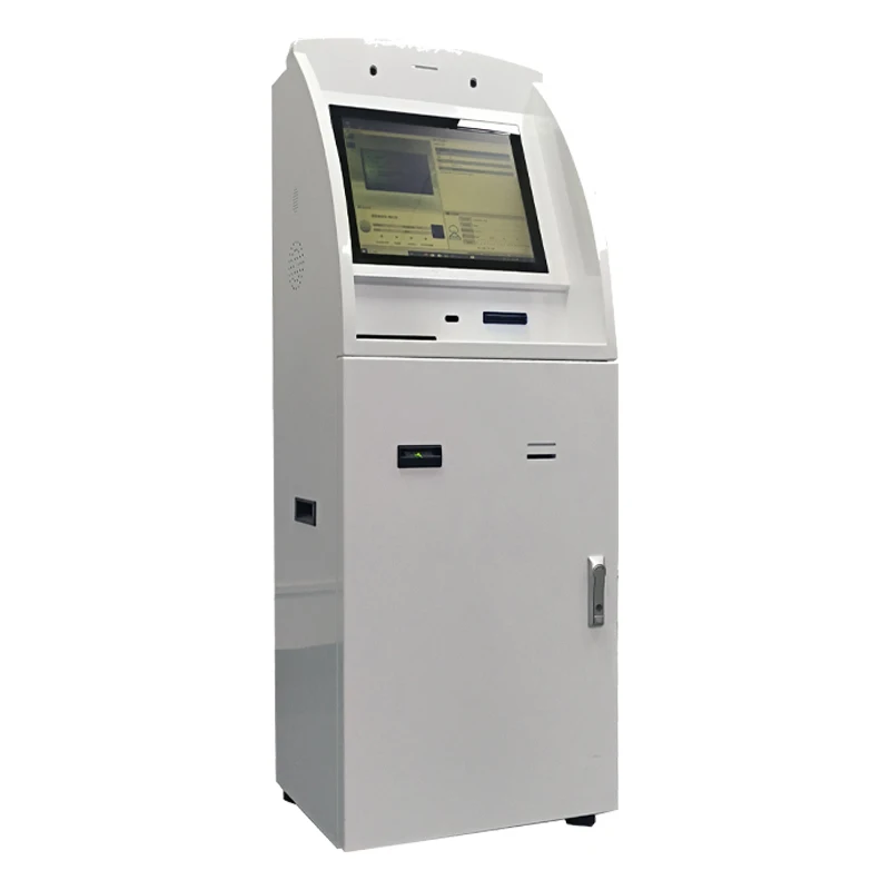 Custom 19Inch Self Service Payment Crtly Ncr Atm Pos Coin Bill Kiosk Machine Atm Deposit Cash Dispenser Machine-2
