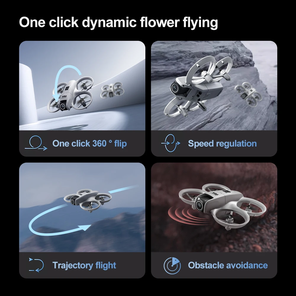 Xiaomi Mijia V66 Mini Drone Children's Toy 8K Profession HD Camera WiFi RC Height Freestyle Keep Helicopter Foldable Quadcopter-5