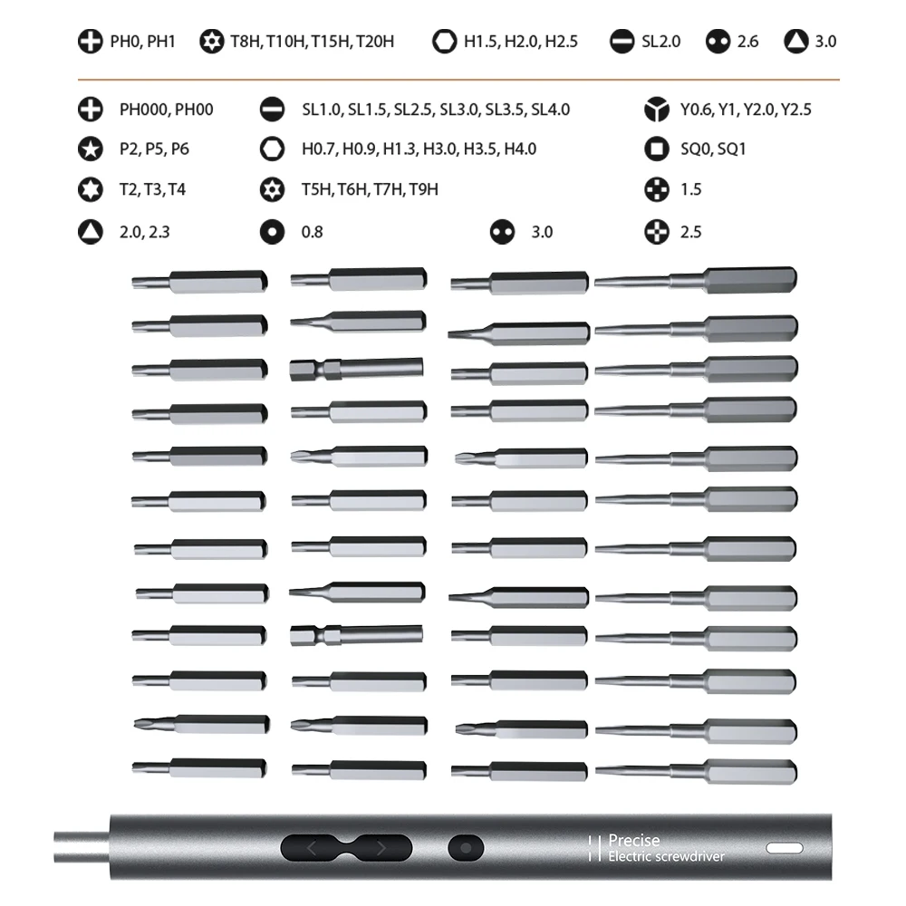 28/62/120 in 1 Electric Screwdriver Precision Set Power Tool Rechargeable Magnetic Small Bit for Xiaomi Mobile Cell Phone Repair-6
