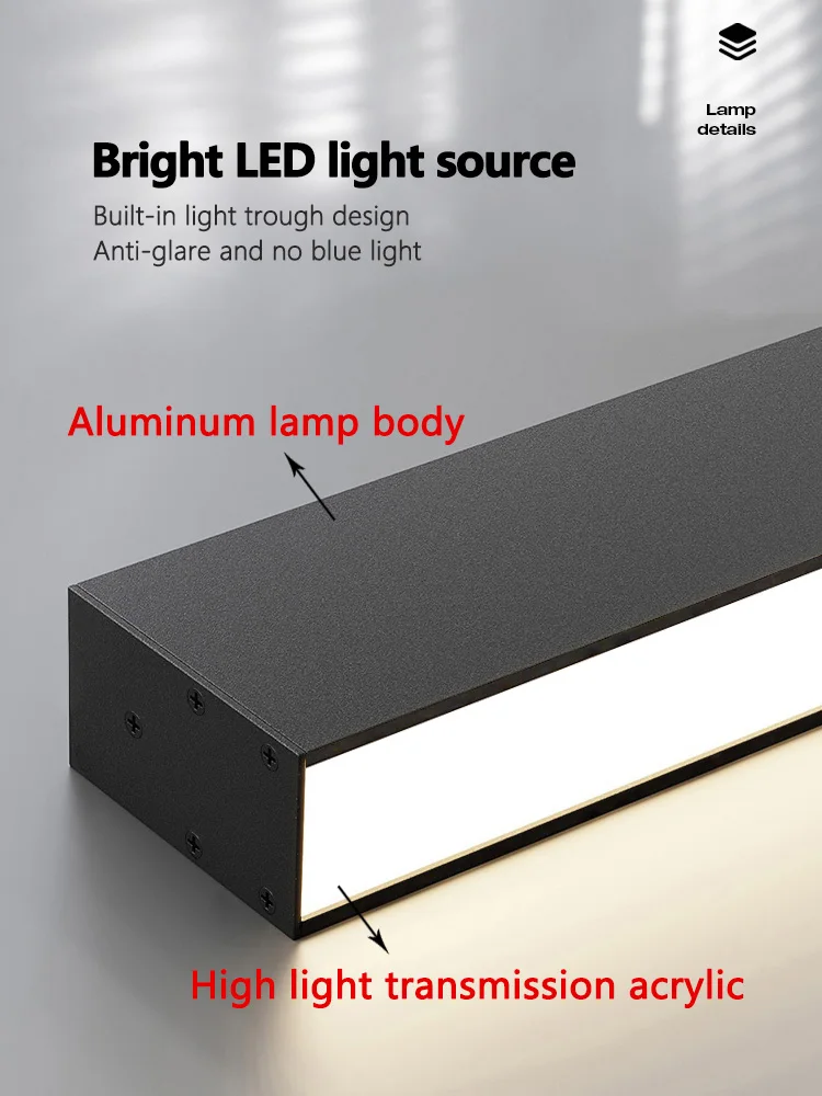 Living room lights kitchen restaurant lamps modern led ceiling lamp Nordic balcony porch bedroom entrance light office lighting-5