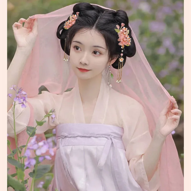 Chinese Hanfu Hair Accessories Set Hair Clip Hairpins Haircomb Bridal Headdress Retro Wedding Hair Accessories Headwear Gift-5