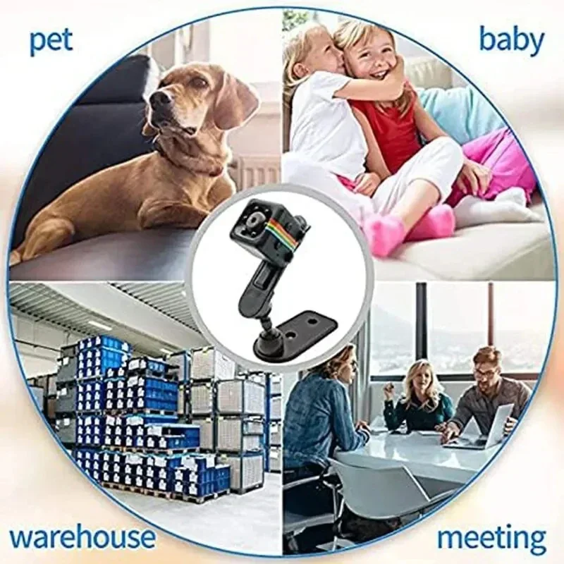 HD Mini Camera 1080P Portable Small Nanny Cam Video Voice Mini DV Recorder Indoor Covert Security Camera For Home Office-5