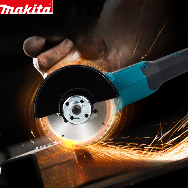 Makita DGA404 18V 125/100mm Brushless Lithium Electric Angle Grinder Rechargeable Cutting Machine High Power Polishing Machine-6