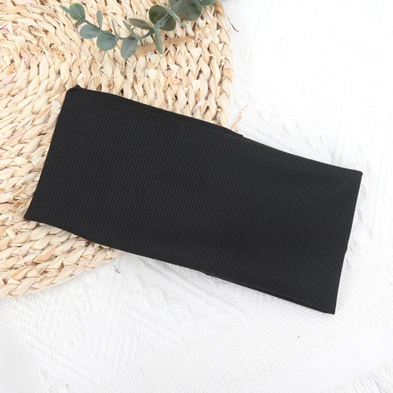 Elastic Solid Color Hair Bands for Women and Men Hairband Running Fitness Sports Yoga Headbands Girls Head Band Accessories-5