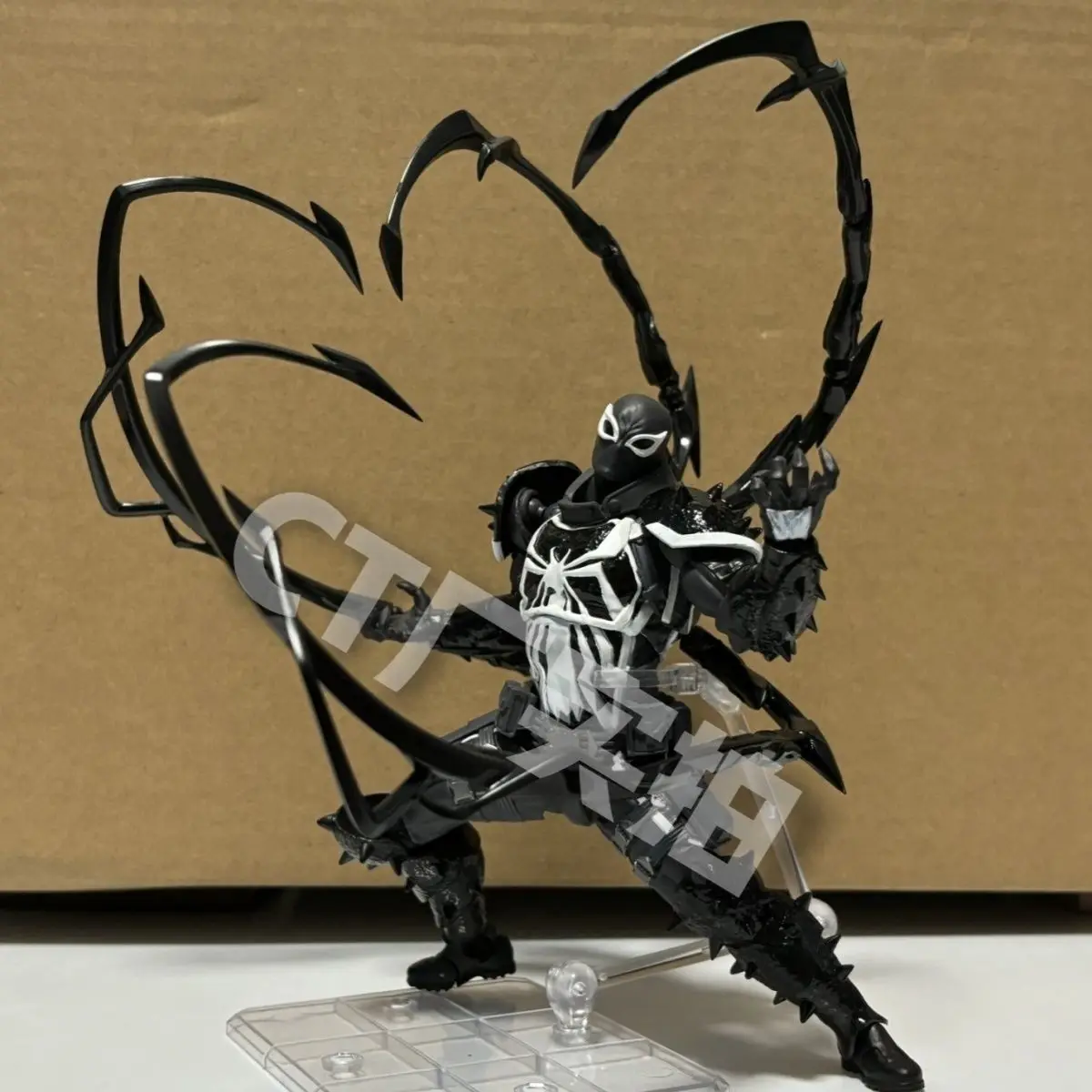 2024 Agent Venom Action Figure CT Version Kaiyodo Anime Figurine Marvel PVC Movable Collection Eugene Thompson Ko Model Toy Gfit-3
