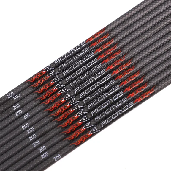 ACCMOS  6-24pcs ID6.2mm 3K Carbon Arrow Tubes 33inch spine 200 250 300 350 400 500 Archery DIY Hunting Shooting-3
