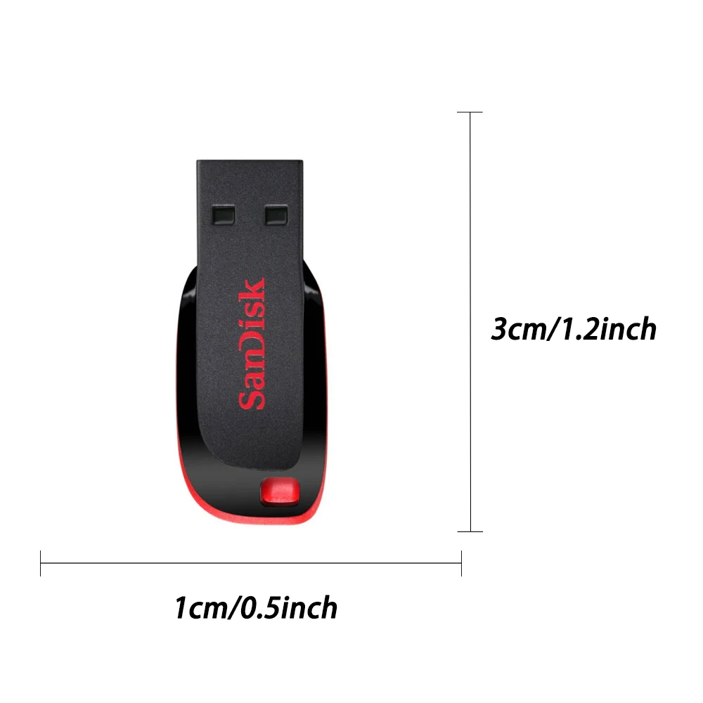 Sandisk Pendrive 128gb 64gb 32gb 16gb Mini USB Flash Drive 32 64 128 16 GB Pen Drive 2.0 USB Stick Disk on Key Memory For Phone-3