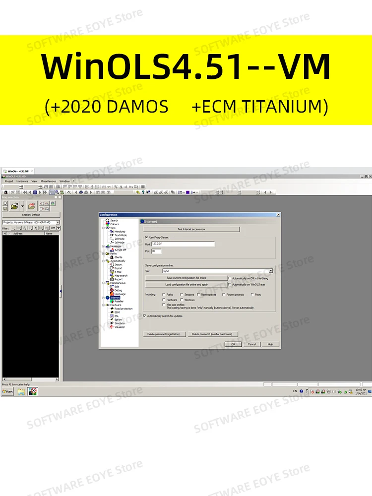 2022 Newest WinOLS 4.51 Auto ECU Chip Tuning Software +2020 Damos +ECM TITANIUM With Plugins More Functions-5