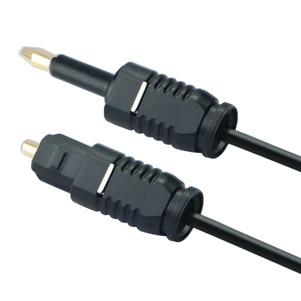 Gold-plated Connector Audio Cable Optical Fiber Cord SPDIF Line 3.5mm to Toslink For Speaker Blu-ray Player Power Amplifier-2