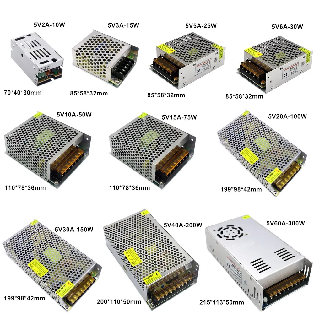 5V 12V 24V 36V Power Supply SMPS 5 12 24 36 V AC DC 220V TO 5V 12V 24V 36V 1A 2A 3A 5A 10A 20A 30A Switching Power Supply SMPS-2