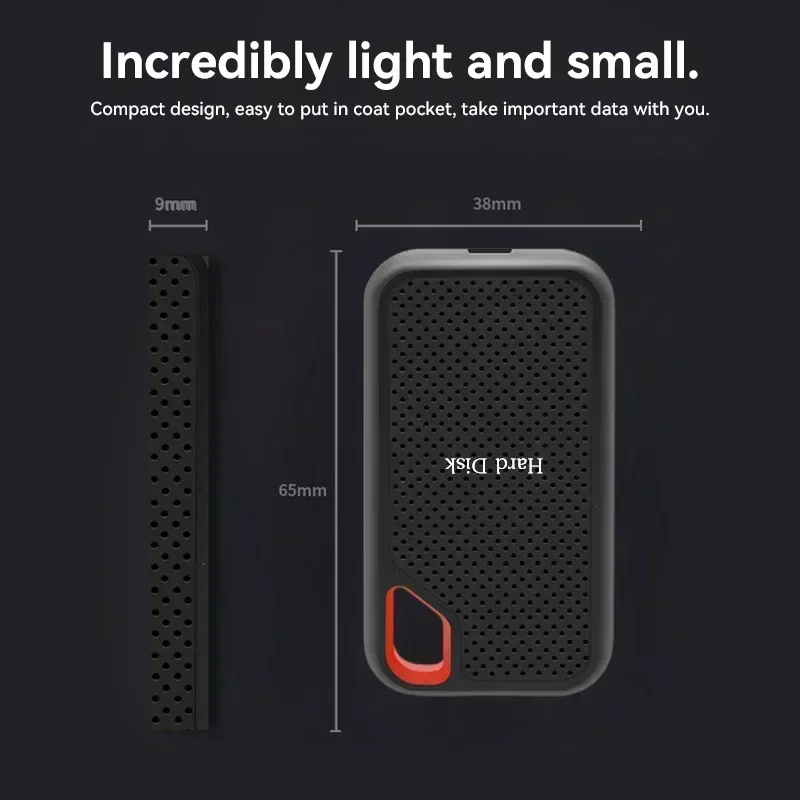【4TB Portable SSD】USB-C External Hard Drive - 520MB/s Ultra Slim Shockproof Ssd Solid Disk for Laptop/PC/Mac/PS5/Photography-6