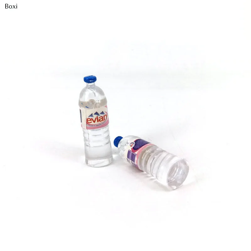 Hot Sale 1:12 Mini Simulation Mineral Water Bottle Resin Model Doll House Miniature Kids Gift Toys Home Decoration Accessories-6