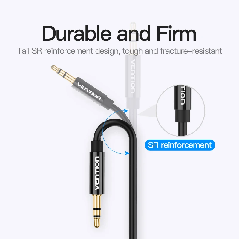 Vention Headphone Audio Adapter Jack 3.5mm 1 Male To 2 Female Earphone Y Splitter For Laptop Speaker PS5 AUX Cable Double Stereo-4