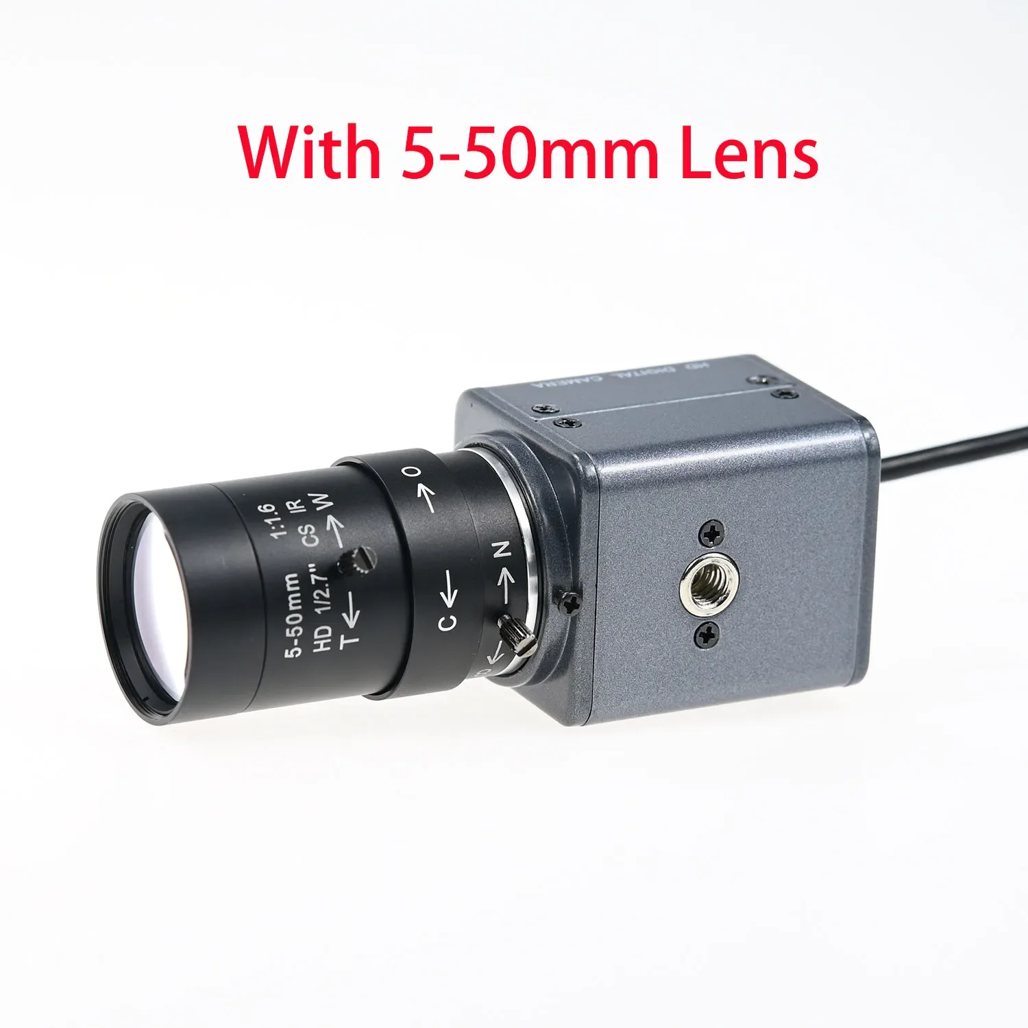 OV9281 120FPS Global Shutter 720P USB Case Camera ,Monochrome, Golf Simulator Webcam,5-50mm Zoom CS Lens,High Frame Rate Capture-2
