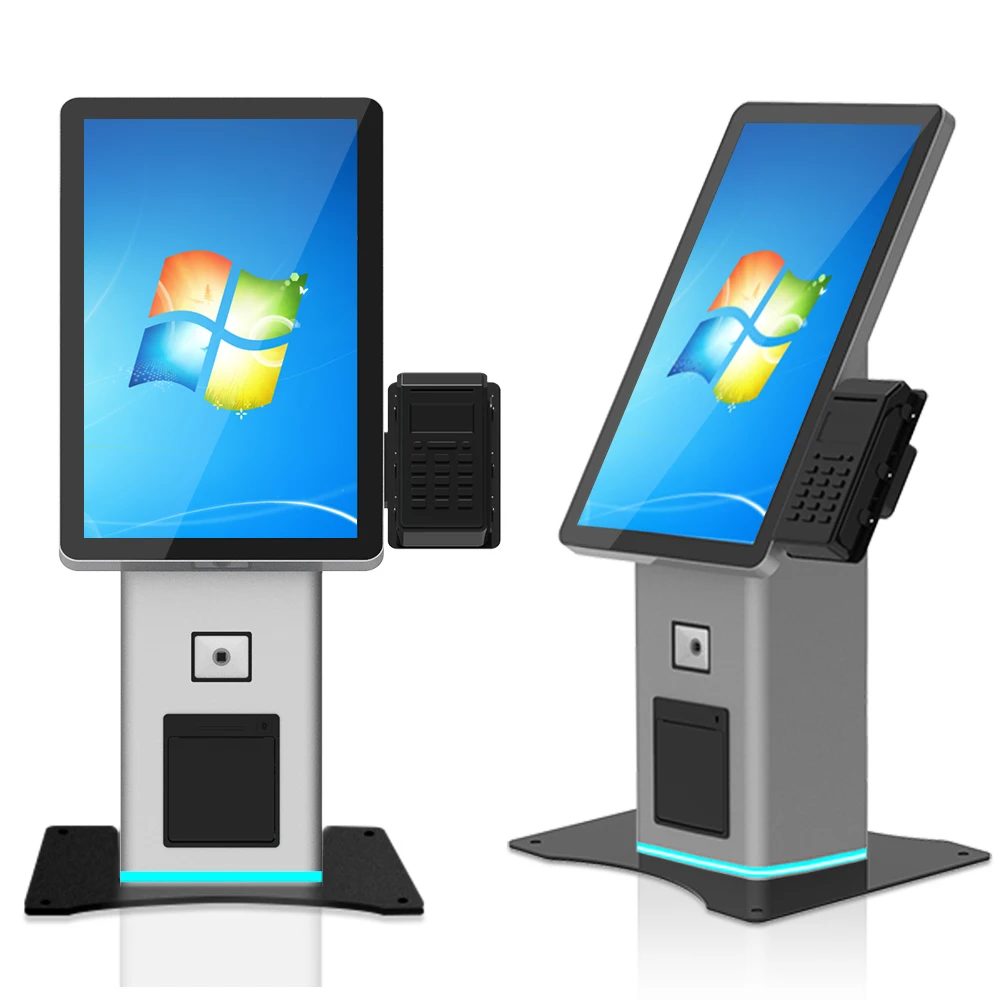 21.5-Inch Desktop Self-Service Check-In Self-Registration Kiosk Hotel Check-In Kiosk With Software-2