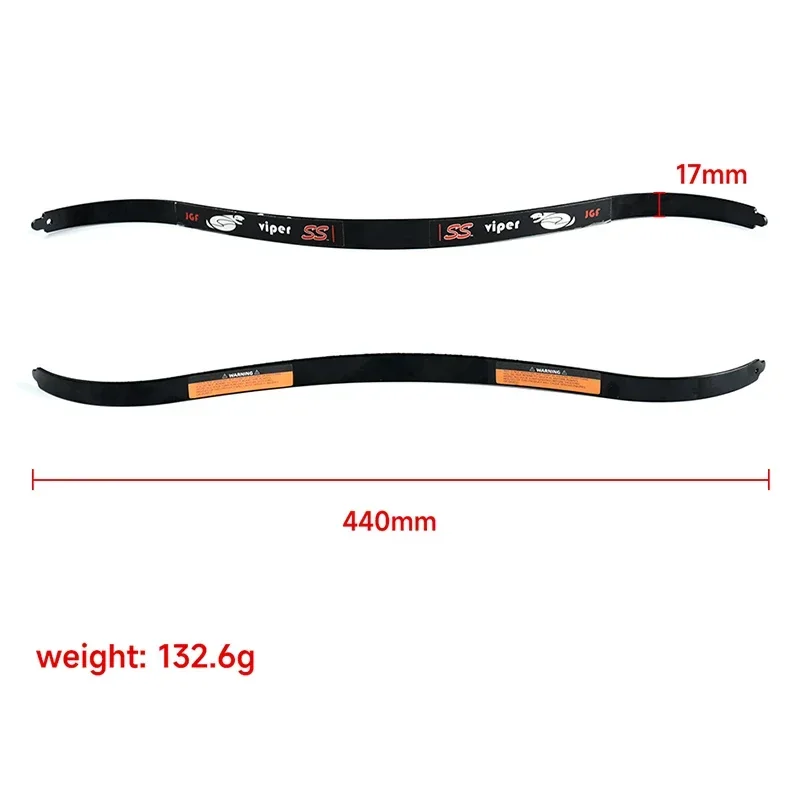 60/70 Pound Carbon Steel Bow Limb Shooting Fish Bow String 24 Strand 16.73 Inch Outdoor Hunting and Shooting Accessories-2