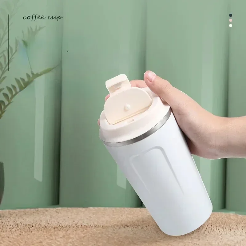380/510ML Travel Stainless Steel Coffee Cup Thermal Mug Leak-Proof Thermos Bottle Tea Coffee Mug Vacuum Flask Insulated Cups Hot-2