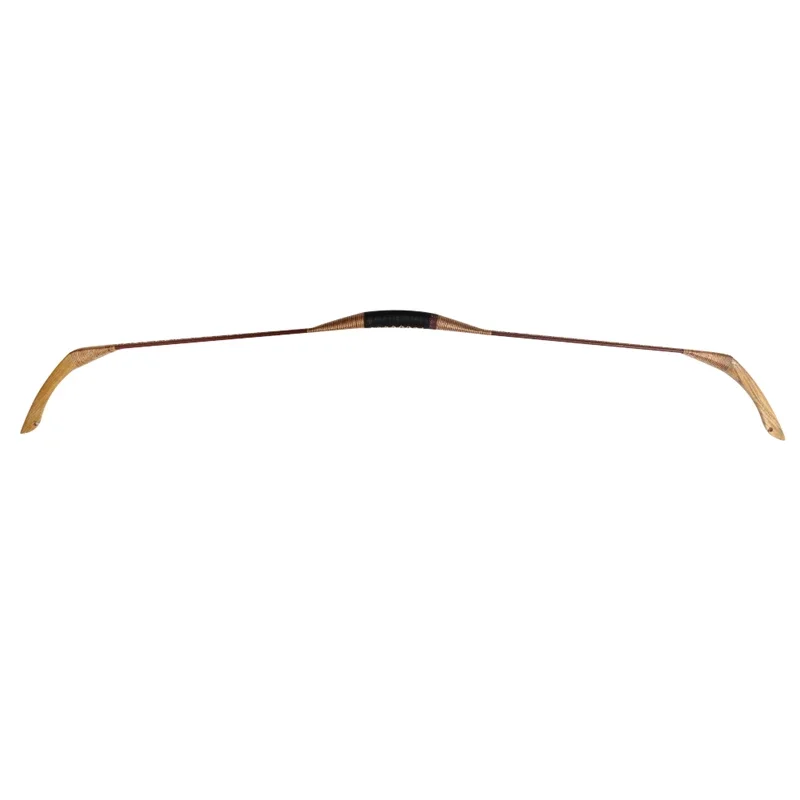Toparchery Archery Wooden Traditional Loogbow, Chinese Ming Dynasty Recurve Bow, Outdoor Shooting Hunting Bow, 30-55lbs Gifts-3