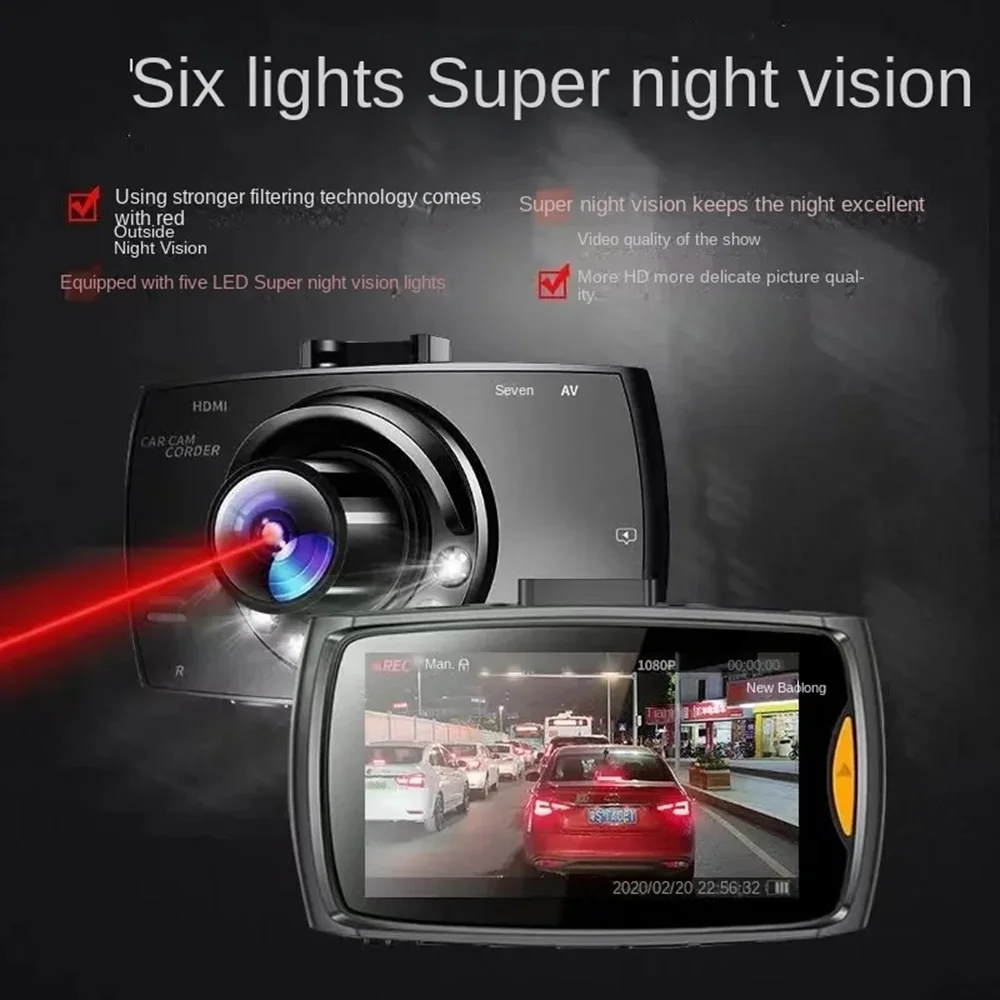 XUSHIDZ 1080P Dash Camera Car Camera Night Vision Vehicle Video Recorder Dashcam DVR Loop Recording Q02 High Cost- Effective-3