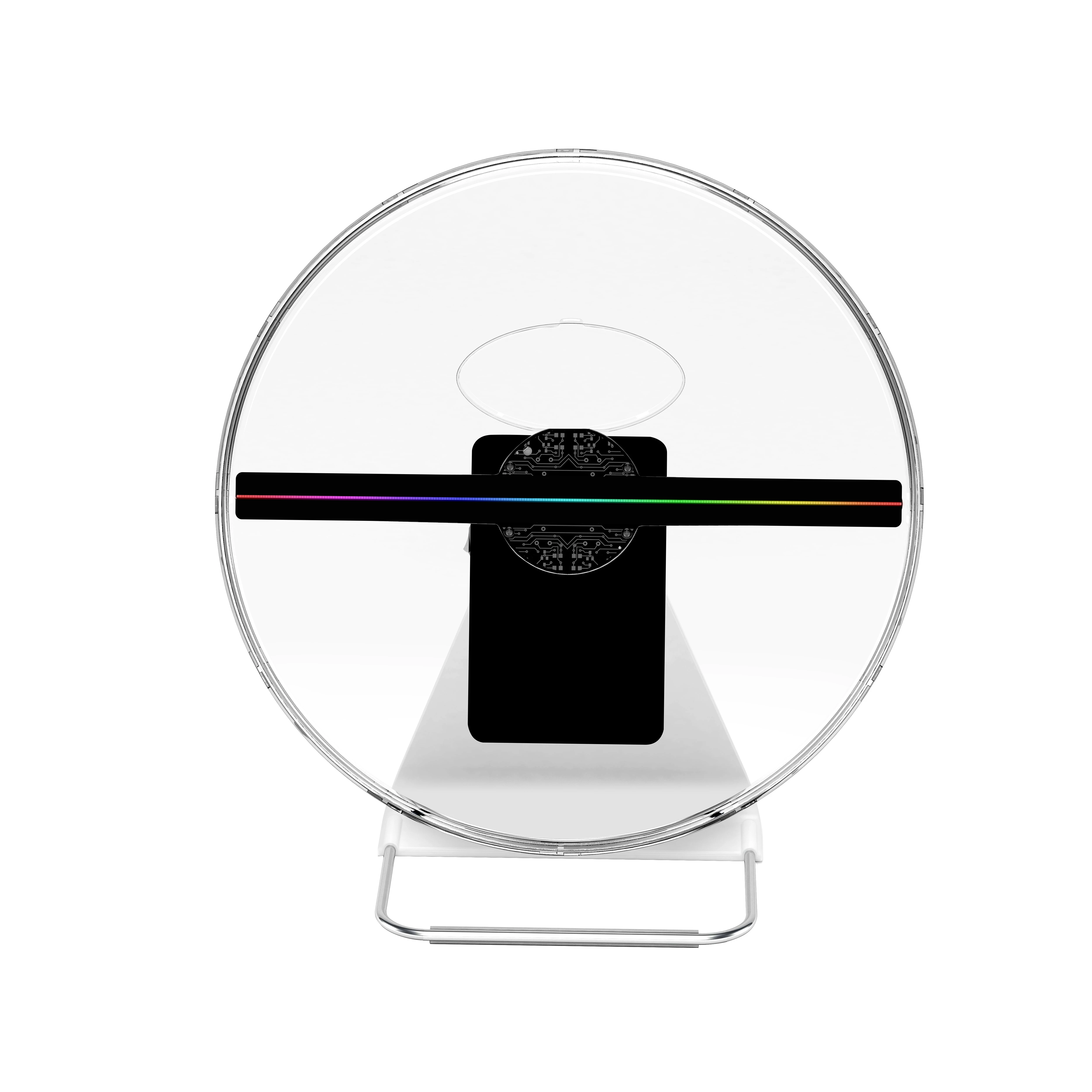 30cm 3D Hologram LED Sign Fan Screen Desktop 3D Projector Safety Acrylic Cover Display Anti-touch DIY Image AD LOGO Hologram-3