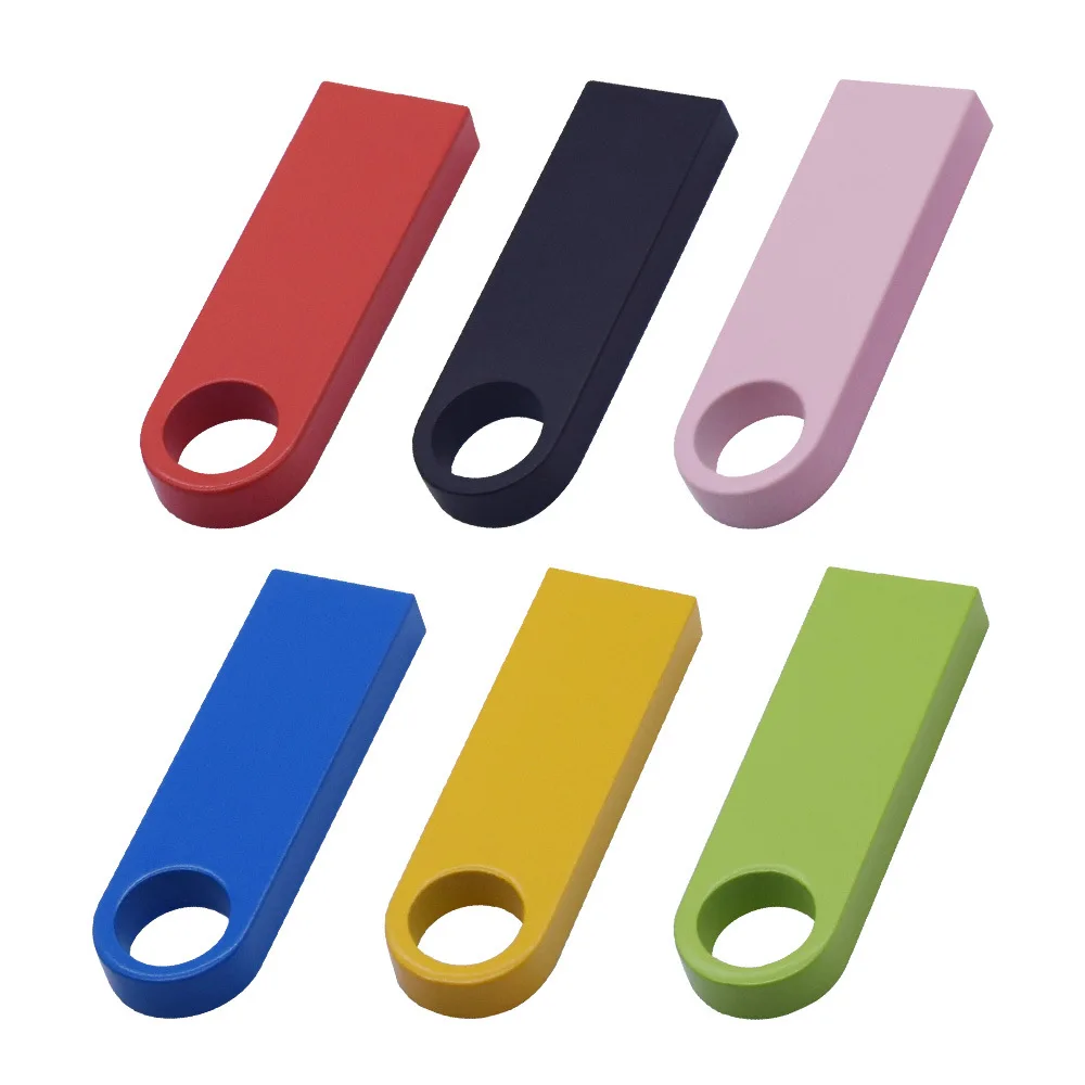50PCS Free Custom LOGO USB Flash Drive 4GB 8GB 2.0 High Speed Pen Drive 16GB 32GB 64GB 128GB Pendrive metal usb sticks with key-5